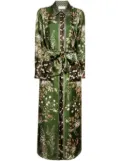 Pierre-Louis Mascia floral-print maxi dress - Green
