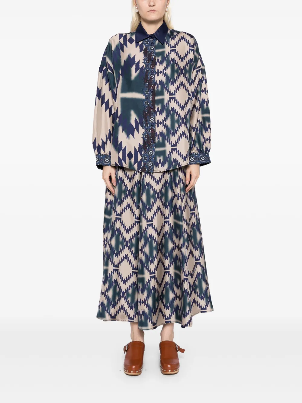 Pierre-Louis Mascia Cialda blouse - Blauw