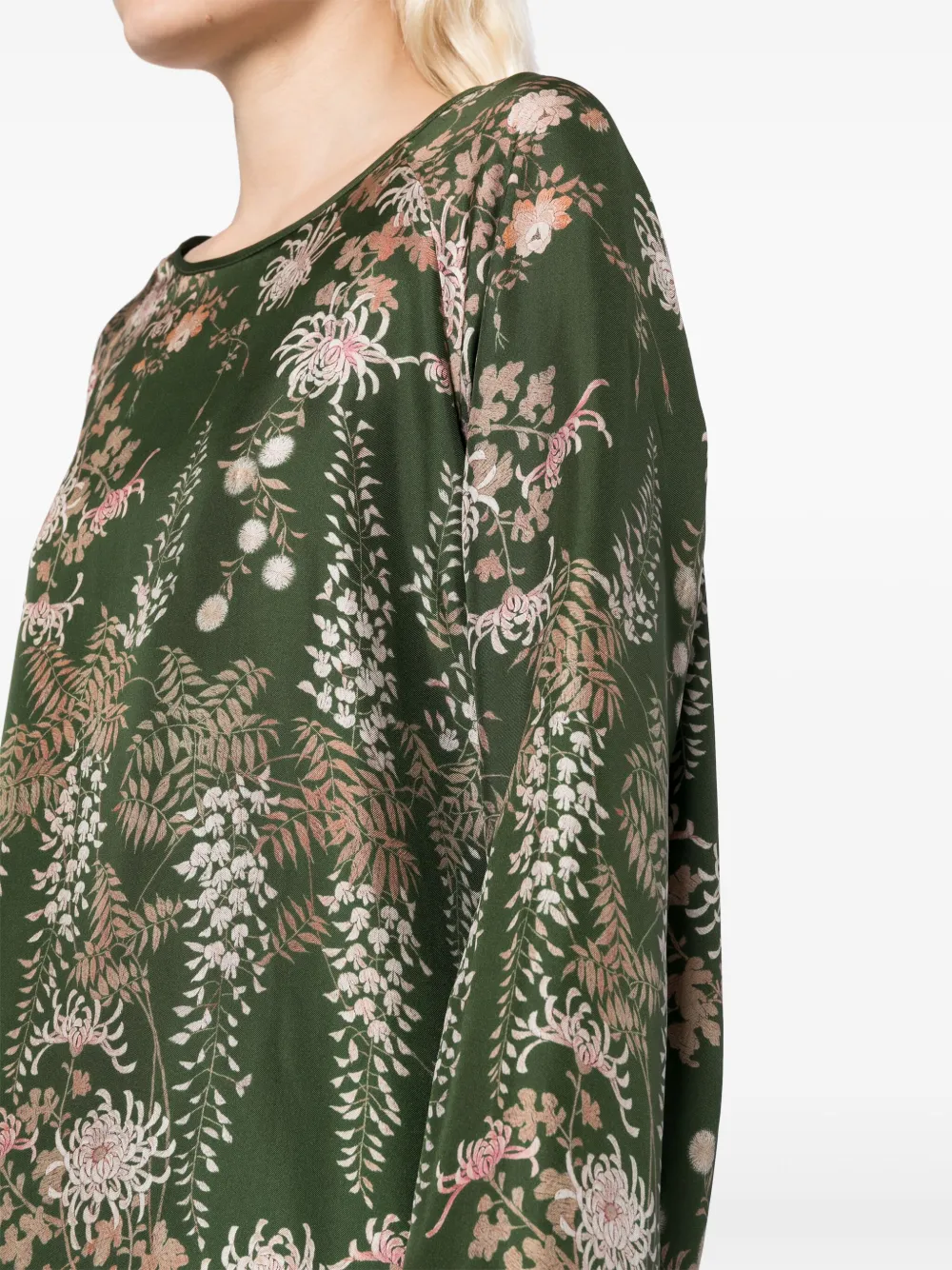 Shop Pierre-louis Mascia Aloe Blouse In Green