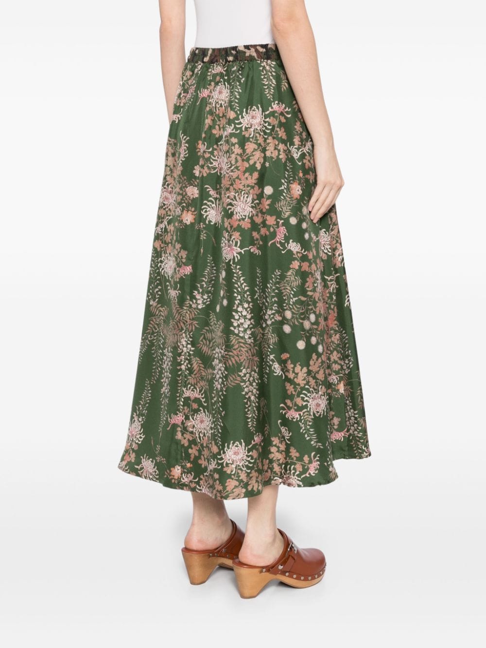 Shop Pierre-louis Mascia Cialda Skirt In Green