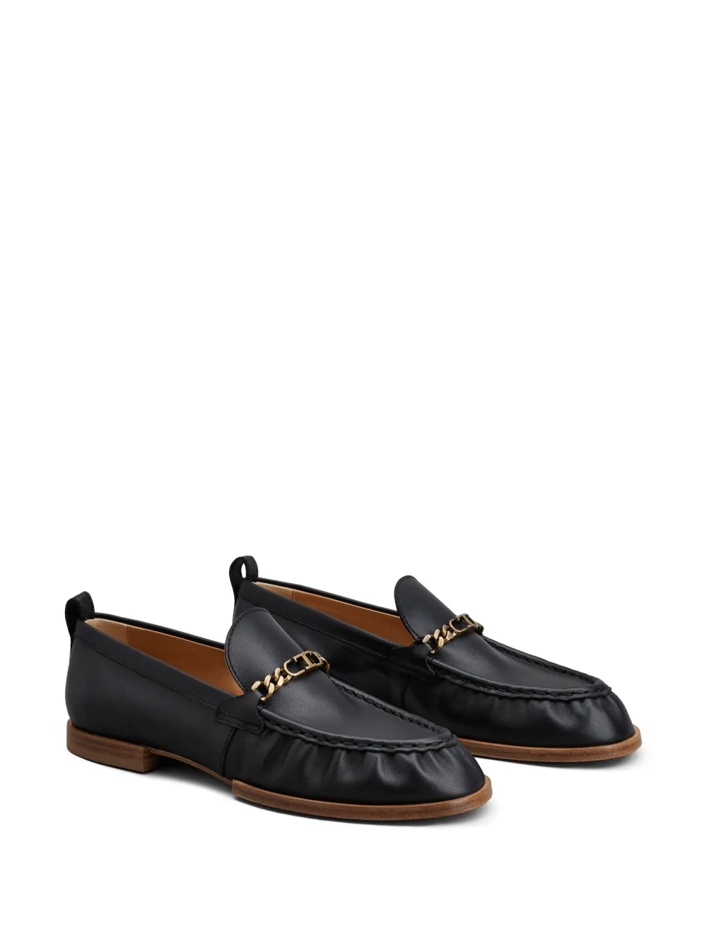 Tod's chain-link Loafers - Zwart