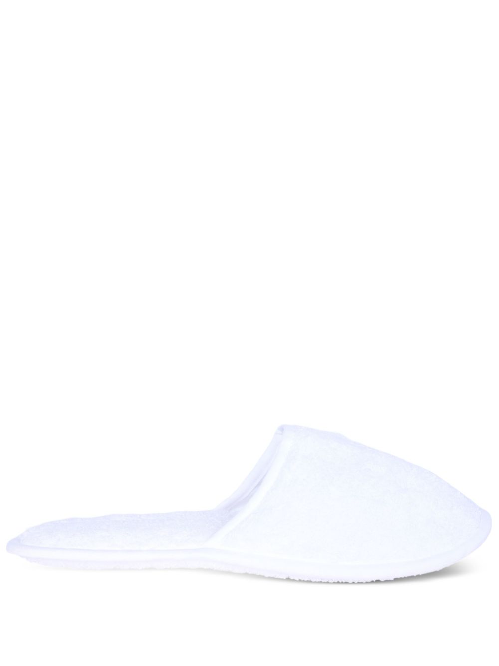 Frette towelling bath slippers White