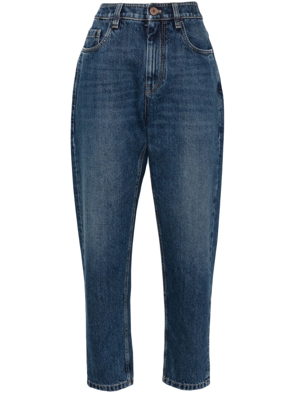 Brunello Cucinelli boyfriend-cut jeans - Blue