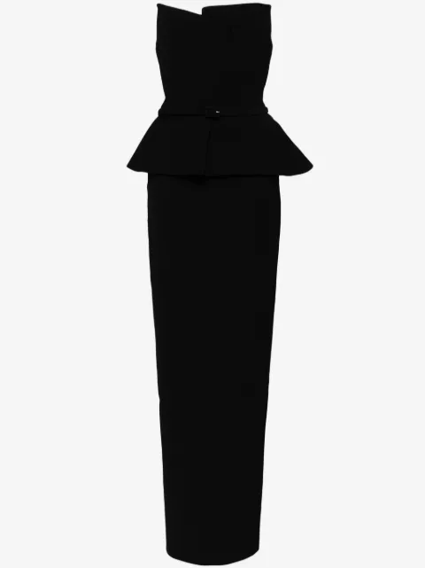 Roland Mouret robe longue drapée