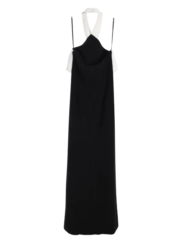 ❇️ROLAND MOURET正規24新作ローランムレブラックドレス Roland Mouret Halterneck Gown | Black | FARFETCH