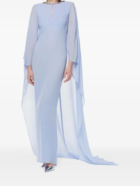 Roland Mouret chiffon gown dress
