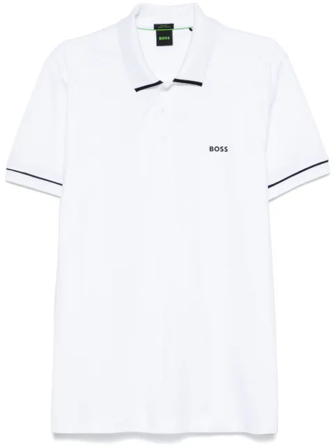 BOSS raised-logo polo shirt