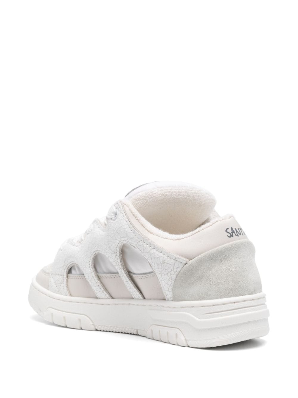 Shop Paura Santha Sneakers In White