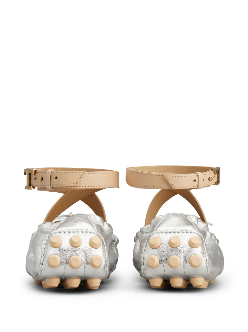 Tod's Des Gommini 76K ballerina's Zilver