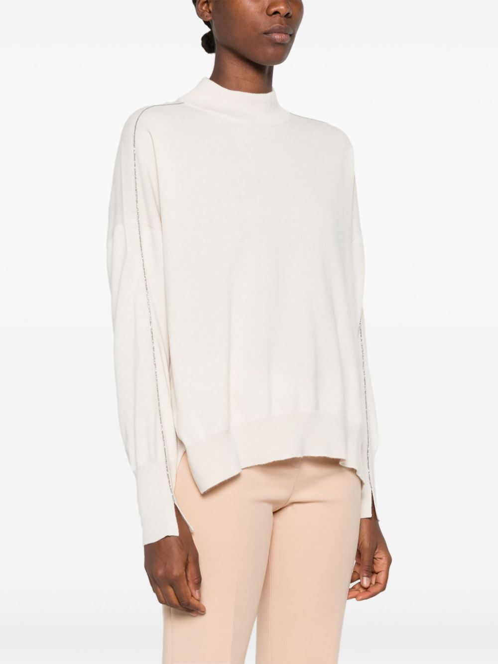 Brunello Cucinelli Monili-trim sweater Women