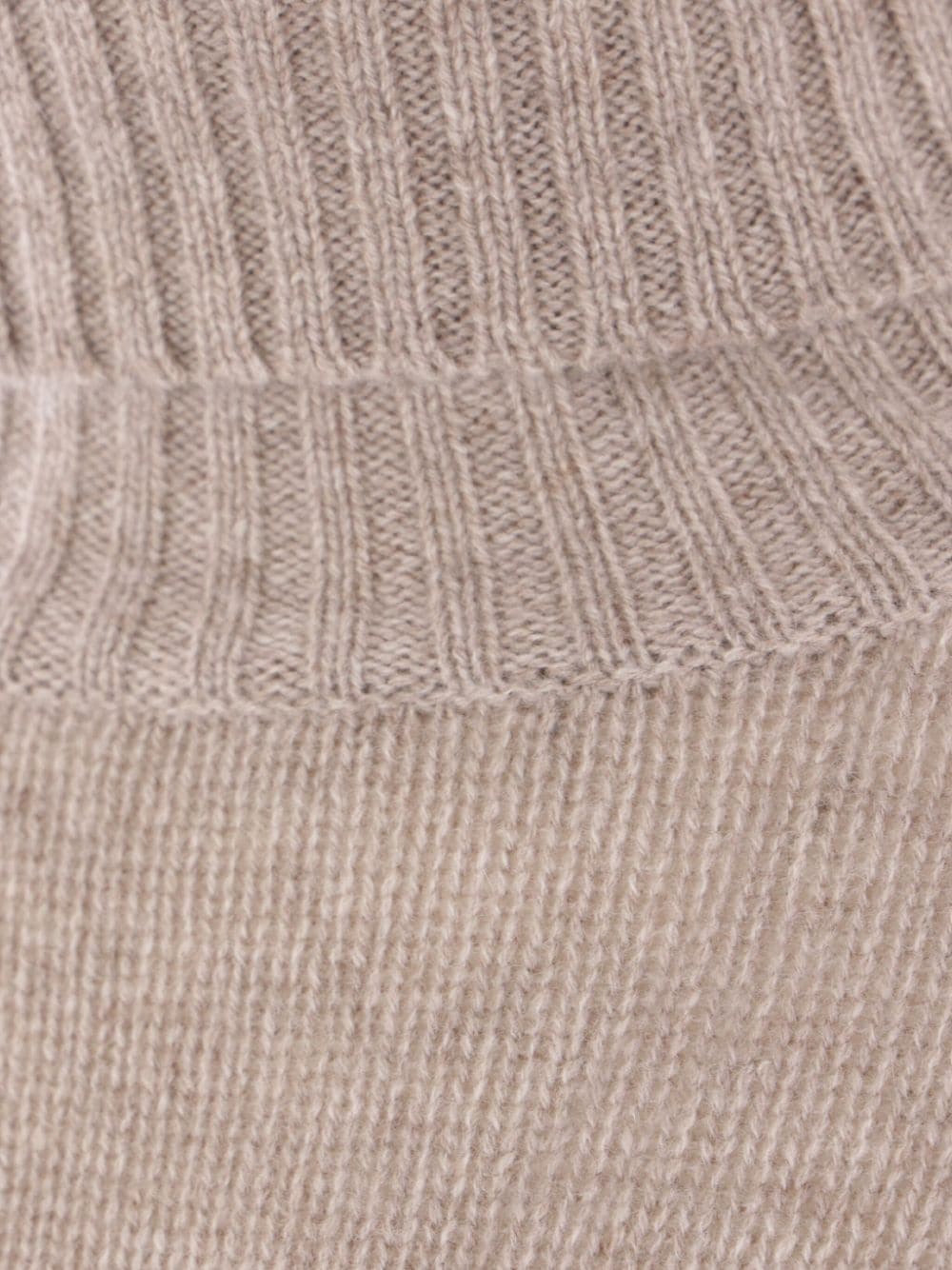 Shop Allude Roll Neck Cashmere Sweater In Neutrals