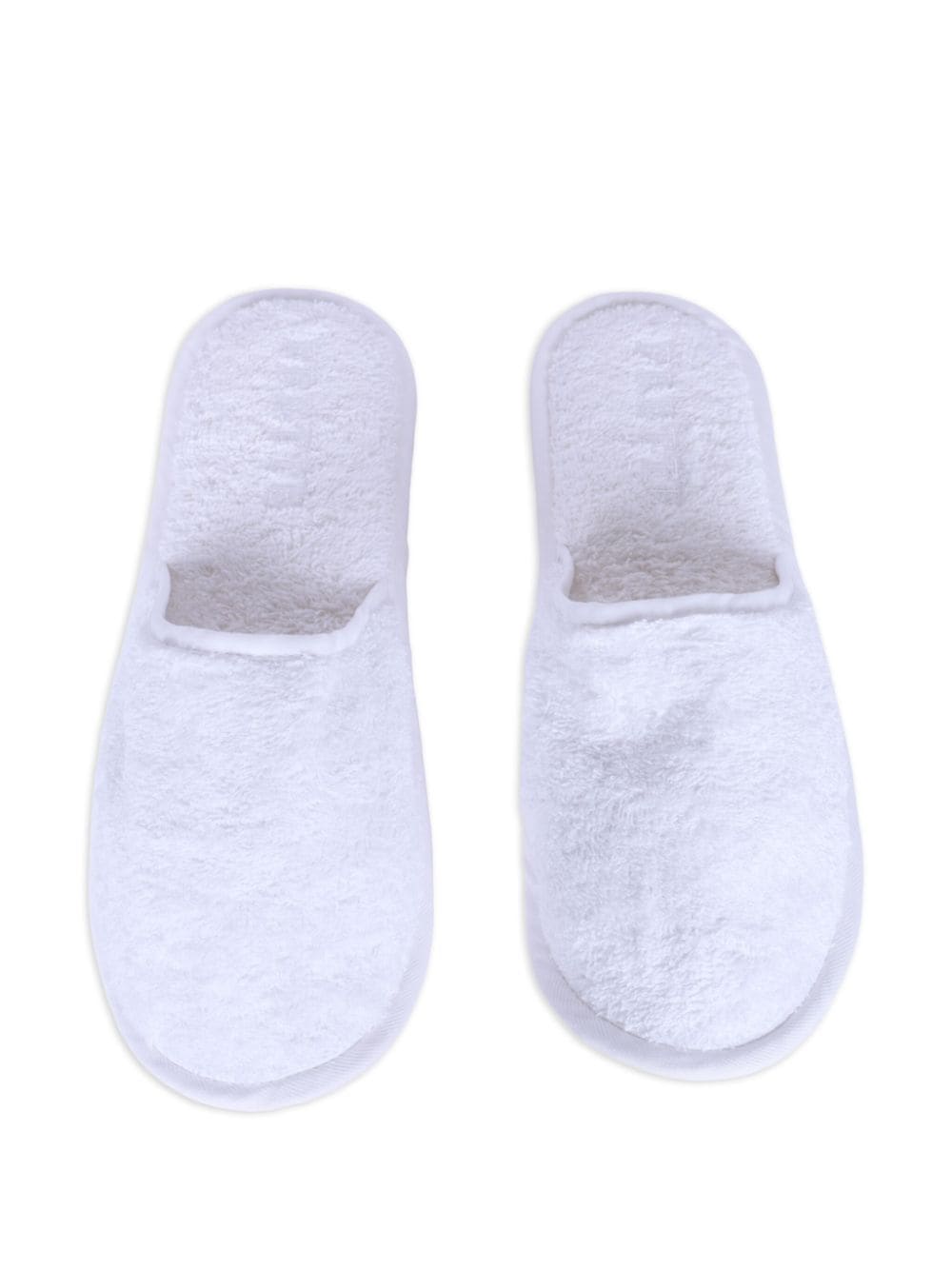 Shop Frette Terry Slippers In White