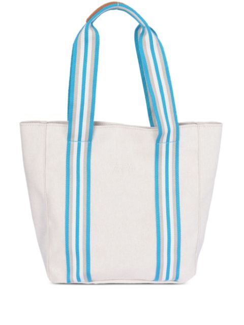 Frette logo-embroidered beach bag 