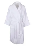 Frette cotton bath robe - White