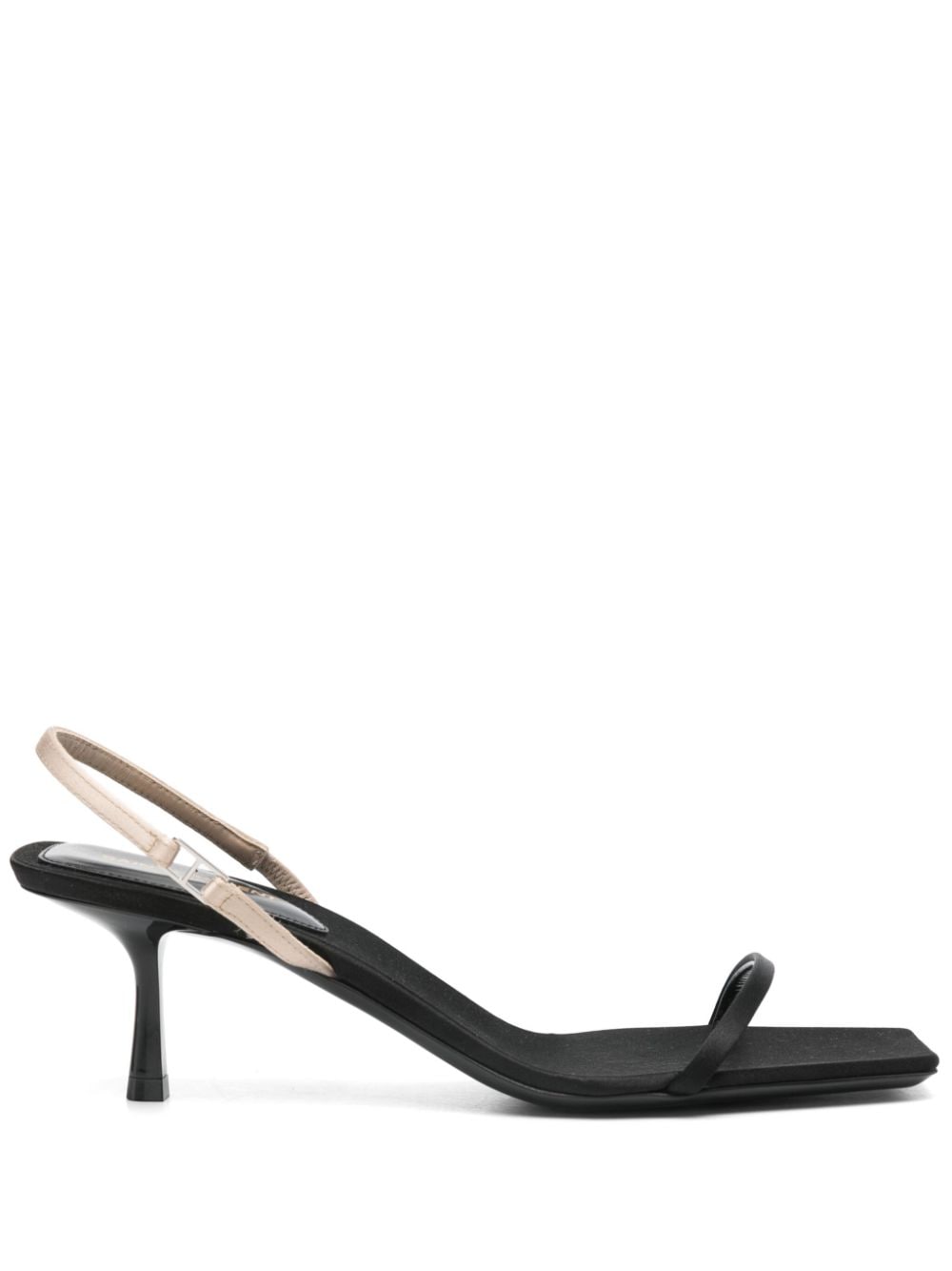 Saint Laurent Jaspe 55 mm sandalen Zwart