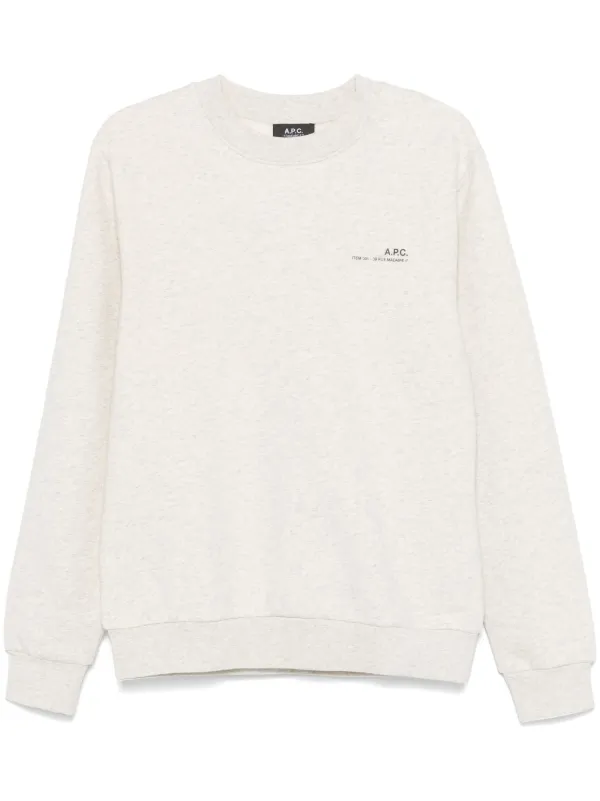 【関税&送料込】A.P.C. Standard Sweatshirt A.P.C. Standard Sweatshirt | Neutrals | FARFETCH JO