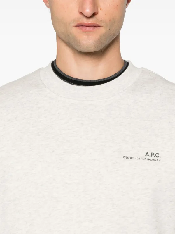 【関税込み】A.P.C. スウェットシャツ A.P.C. Standard スウェットシャツ | ニュートラル | FARFETCH JP