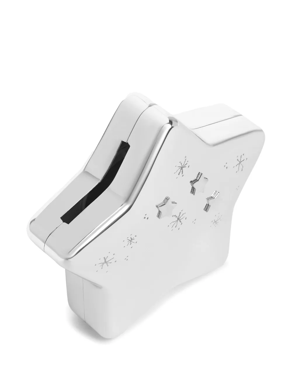  English Trousseau Kids Baby Star Money Box - Silver 