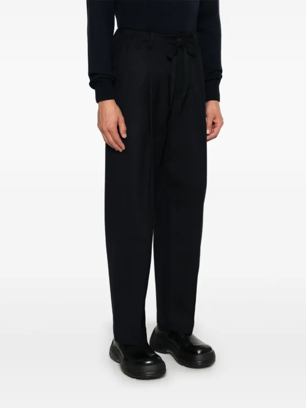 Studio Nicholson Noam Trousers | Blue | FARFETCH