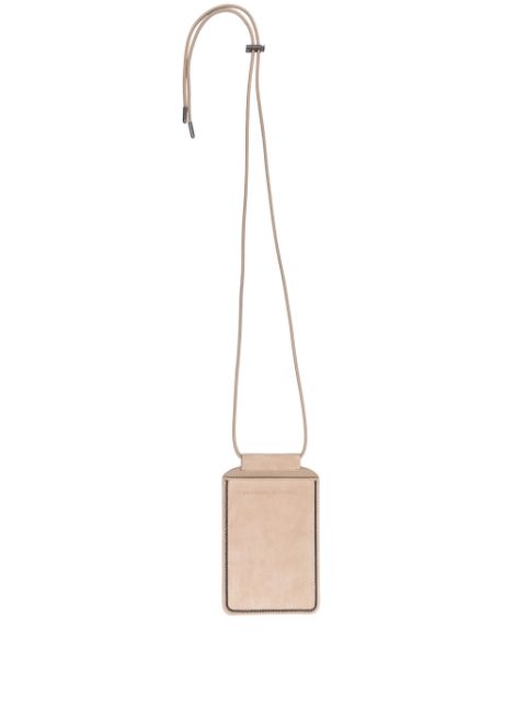 Brunello Cucinelli debossed-logo crossbody bag Women