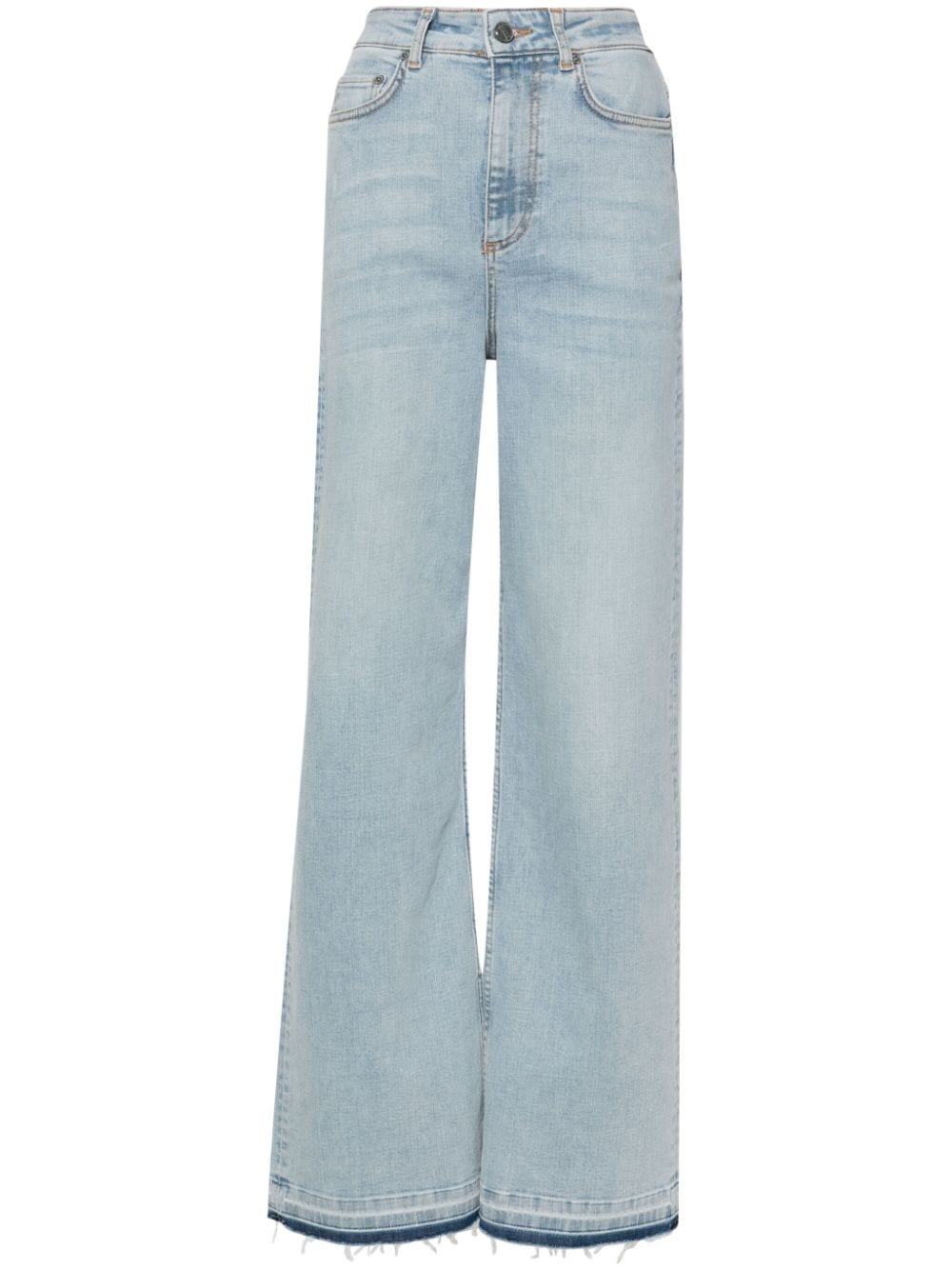 Shop Ganni Andi Jeans In Blue