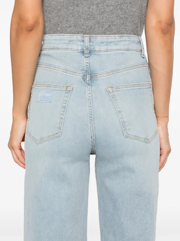 GANNI ライトブルーストレートデニム GANNI ライトブルーストレートデニム GANNI ライトブルーストレートデニム