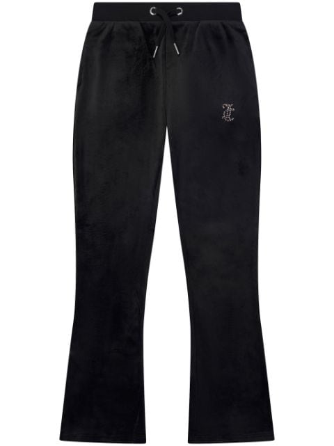 Juicy Couture Kids Velour flared joggers