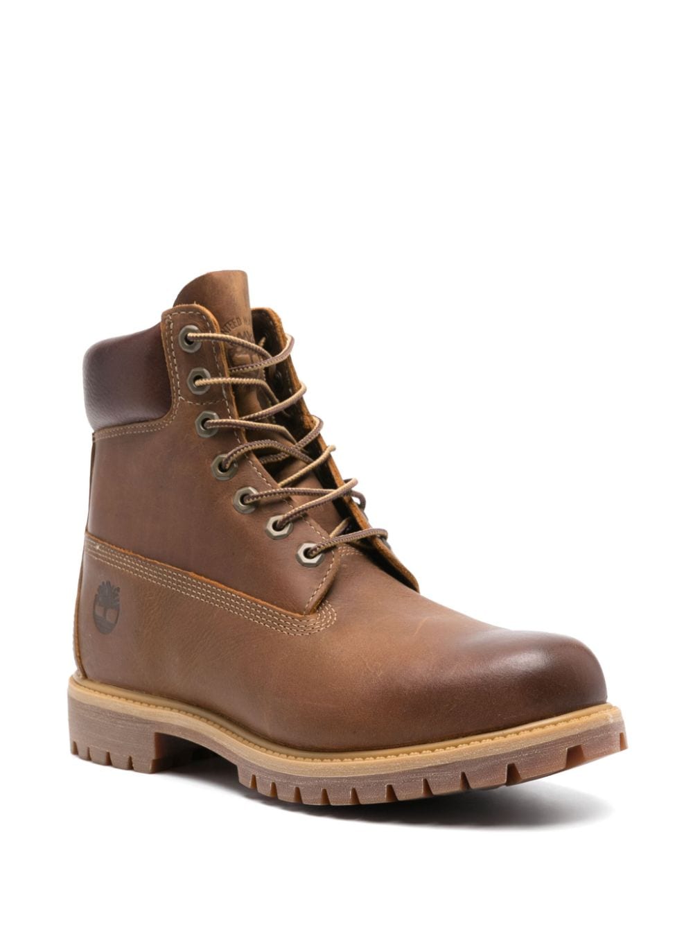 Shop Timberland Premium 6-inch Waterproof Boots In Brown