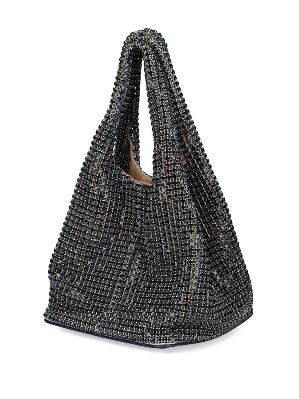 Shop Love Moschino Crystal-embellished Tote Bag In Purple