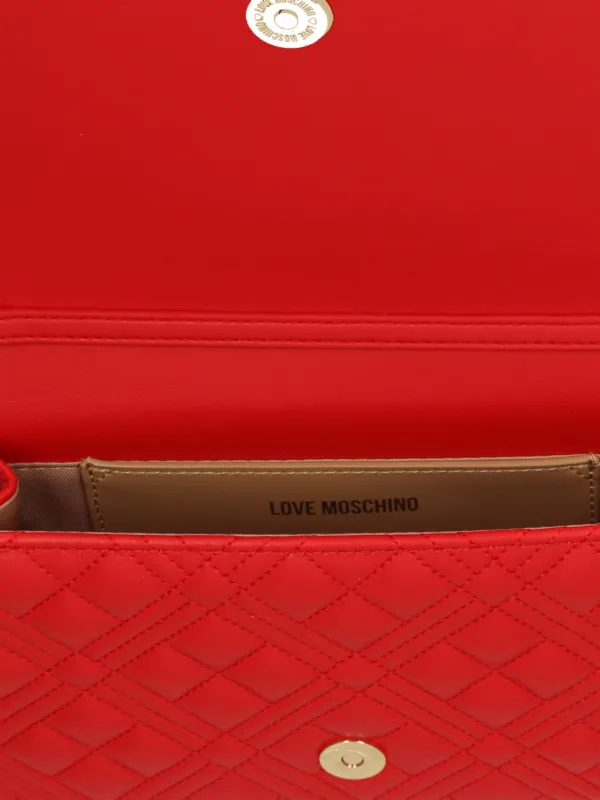 Love Moschino Quilted Crossbody Bag | Red | FARFETCH