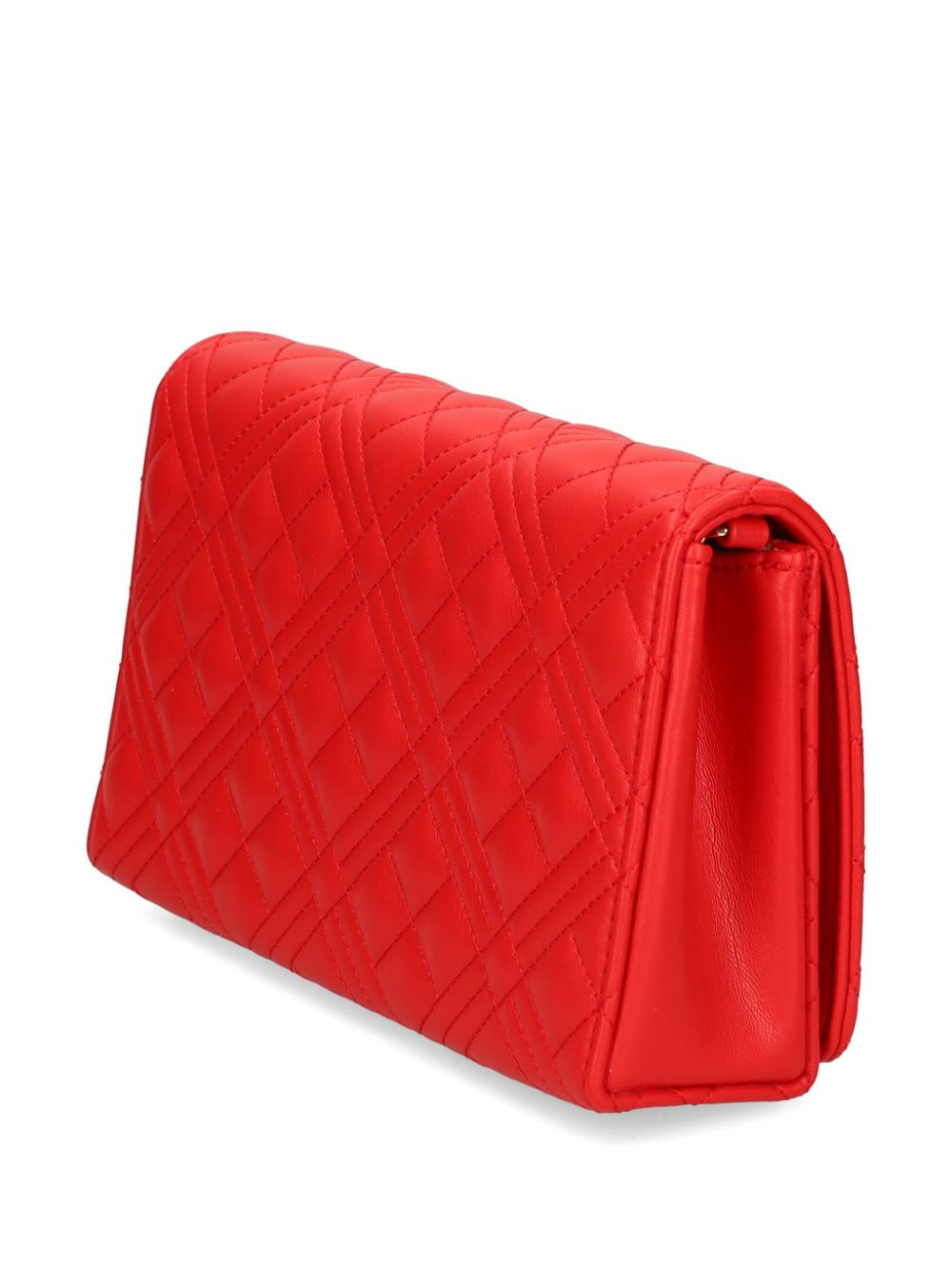 Love Moschino quilted crossbody bag - Rood