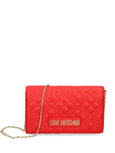 Love Moschino quilted crossbody bag Women