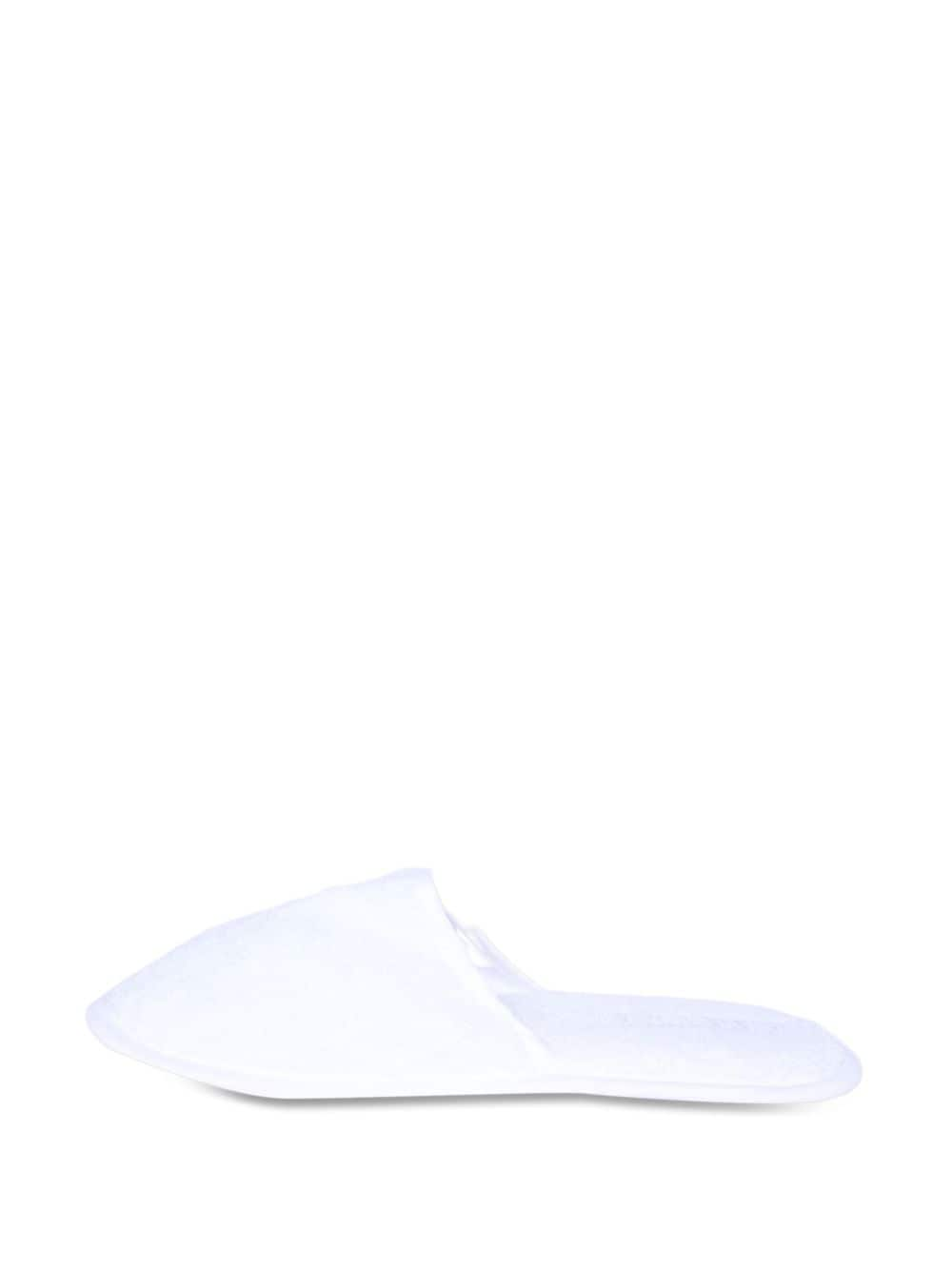 Shop Frette Essential Slippers In White