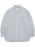 Nanamica Euro check shirt - Blue