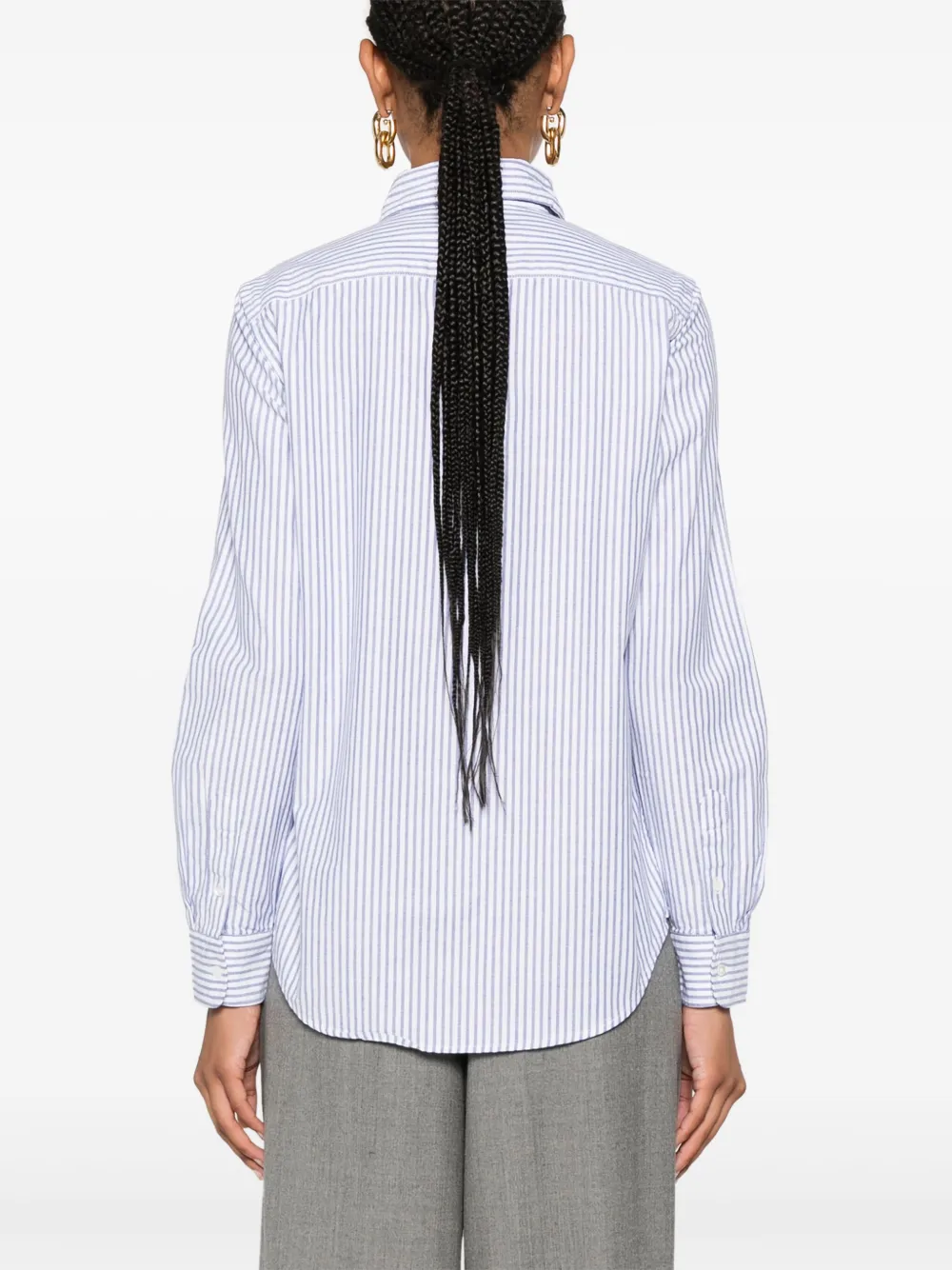 Polo Ralph Lauren Hemd Mit Polo Pony-stickerei In Weiss