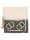 TWINSET Oval T-jacquard scarf - Brown