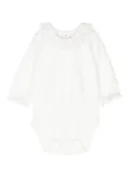 Tartine Et Chocolat ruffled-collar body - White