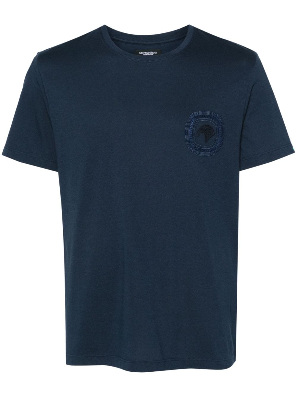 Stefano Ricci T-shirt con ricamo - Blu