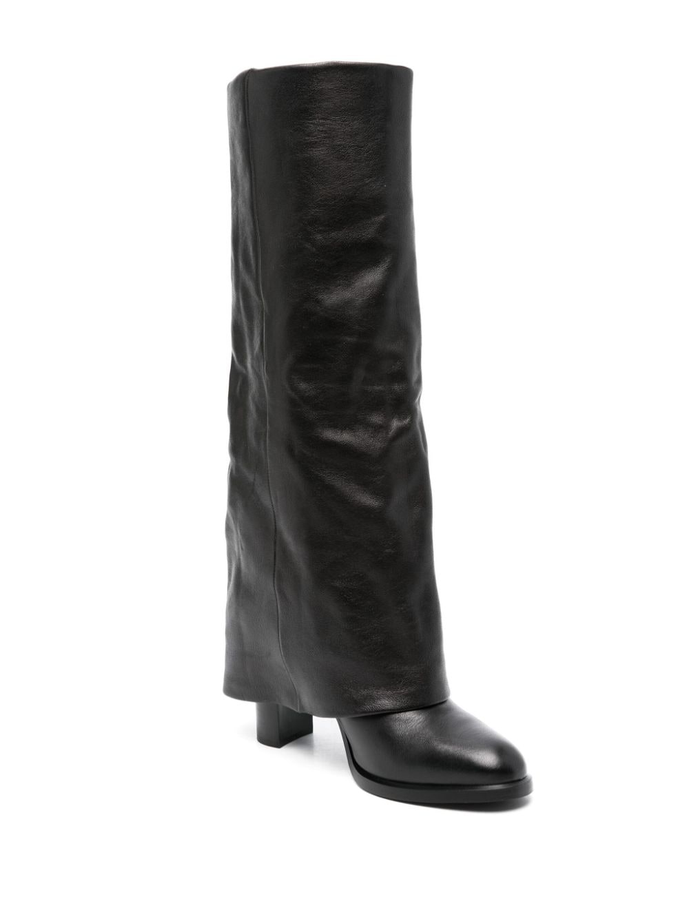 See by Chloé 95mm leather boots - Zwart