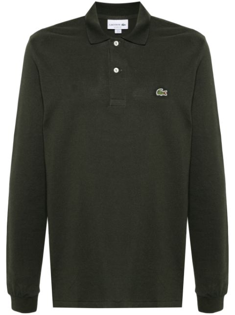 Lacoste logo-patch polo shirt Men