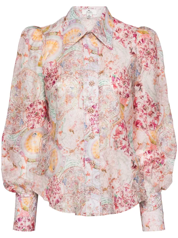 We Are Kindred Aurora puff-sleeve Blouse Pink FARFETCH PH
