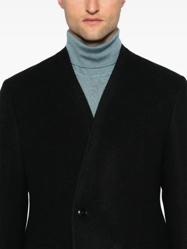 Giorgio Armani ブラックジャケット Giorgio Armani ウールジャケット | ブラック | FARFETCH JP