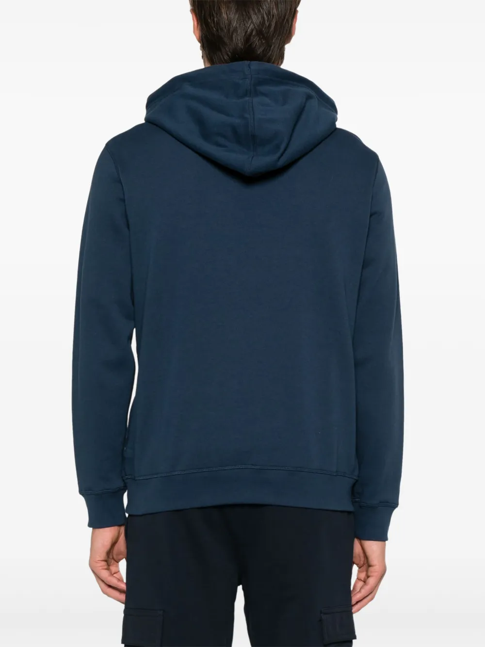 BOSS Hoodie met logopatch Blauw