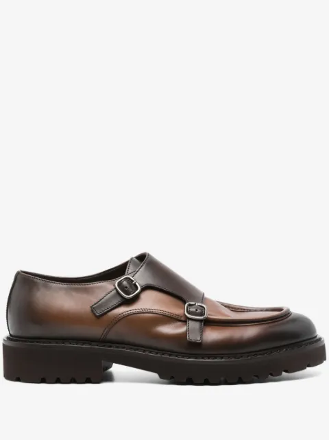 Doucal's double-buckle monk shoes
