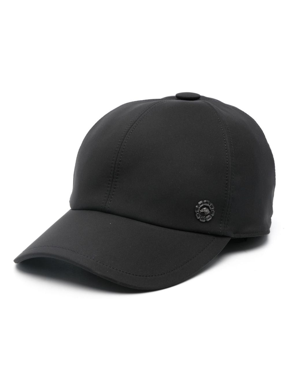 Stefano Ricci Cappello da baseball con placca logo - Nero