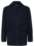 Kiton checked jacket - Blue