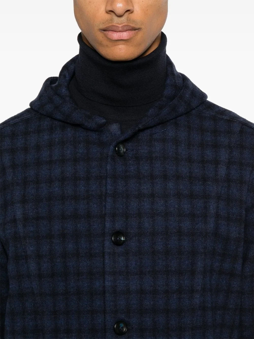Kiton Geruit jack Blauw