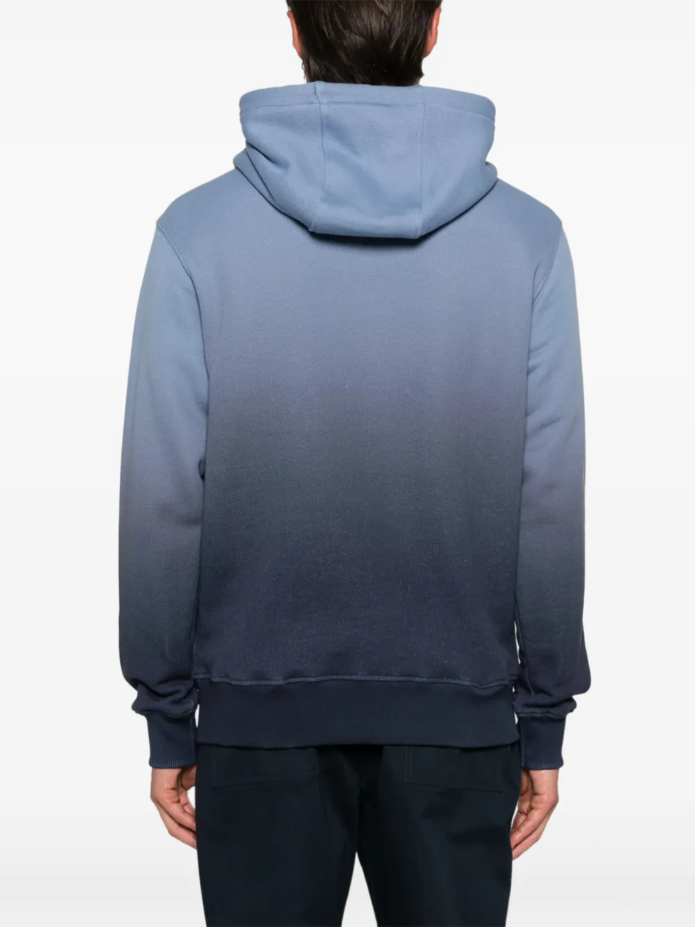 BOSS Badstof hoodie met kleurverloop Blauw