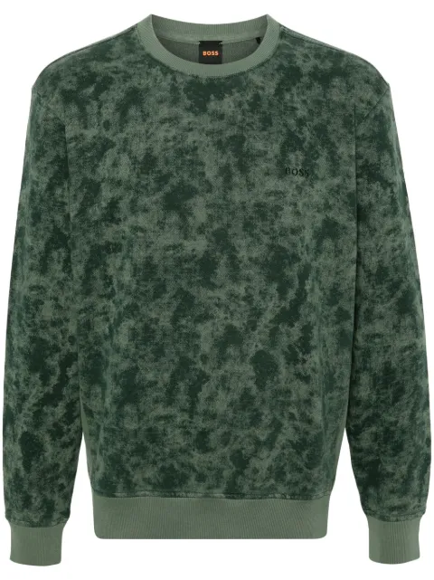 BOSS sudadera con estampado militar