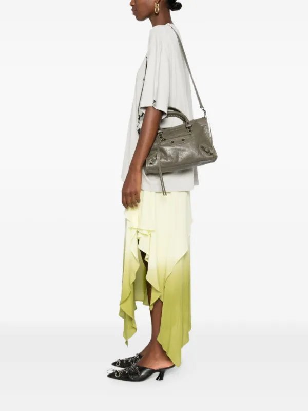 ☆韓国の人気☆【BALENCIAGA】☆SMALL VILLE TOTE BAG☆ Balenciaga Small Le City Tote Bag | Green | FARFETCH HK